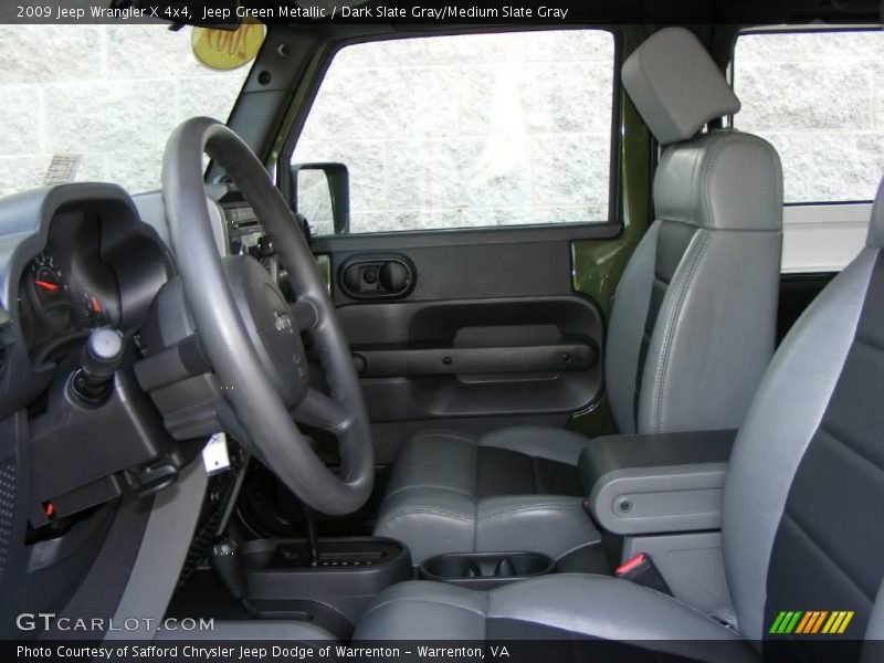 Jeep Green Metallic / Dark Slate Gray/Medium Slate Gray 2009 Jeep Wrangler X 4x4