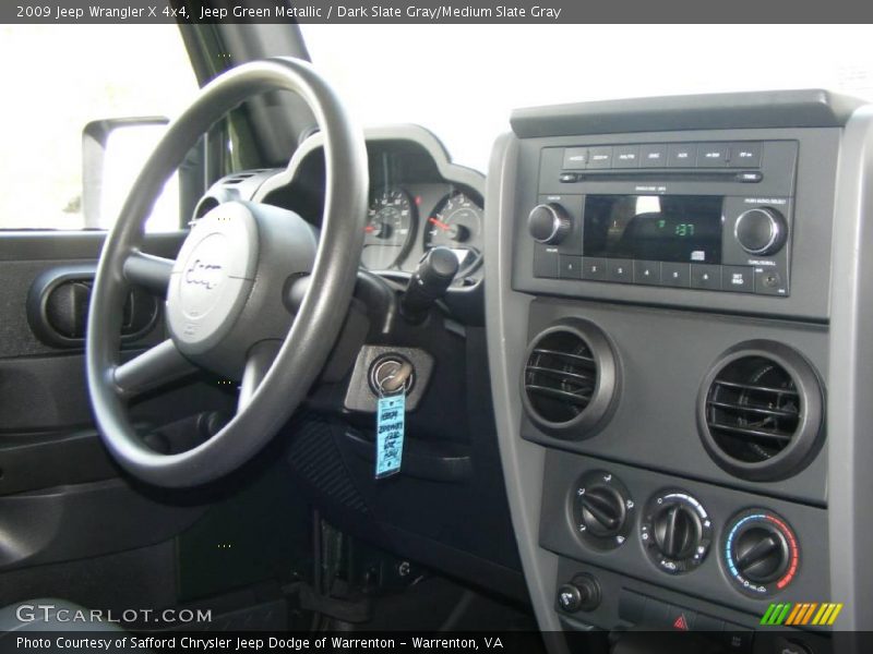 Jeep Green Metallic / Dark Slate Gray/Medium Slate Gray 2009 Jeep Wrangler X 4x4