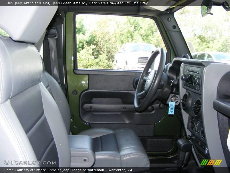 Jeep Green Metallic / Dark Slate Gray/Medium Slate Gray 2009 Jeep Wrangler X 4x4