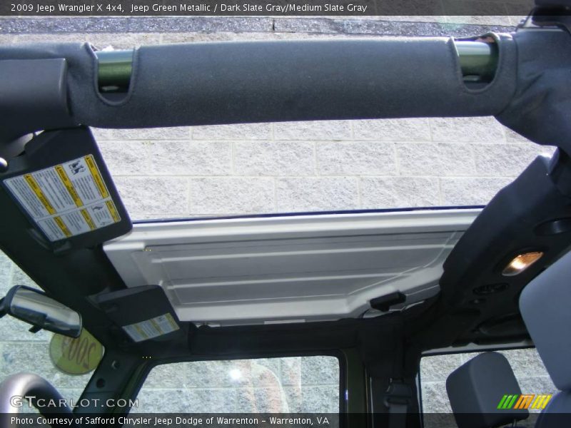 Jeep Green Metallic / Dark Slate Gray/Medium Slate Gray 2009 Jeep Wrangler X 4x4