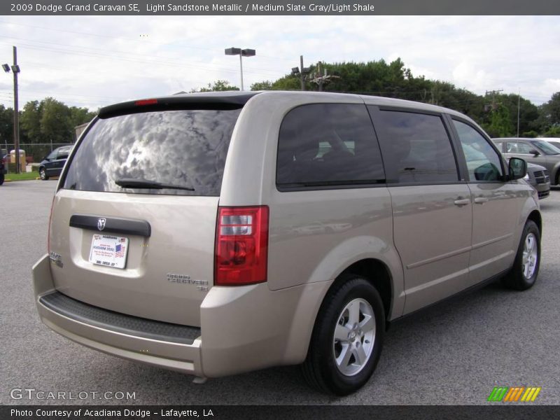 Light Sandstone Metallic / Medium Slate Gray/Light Shale 2009 Dodge Grand Caravan SE