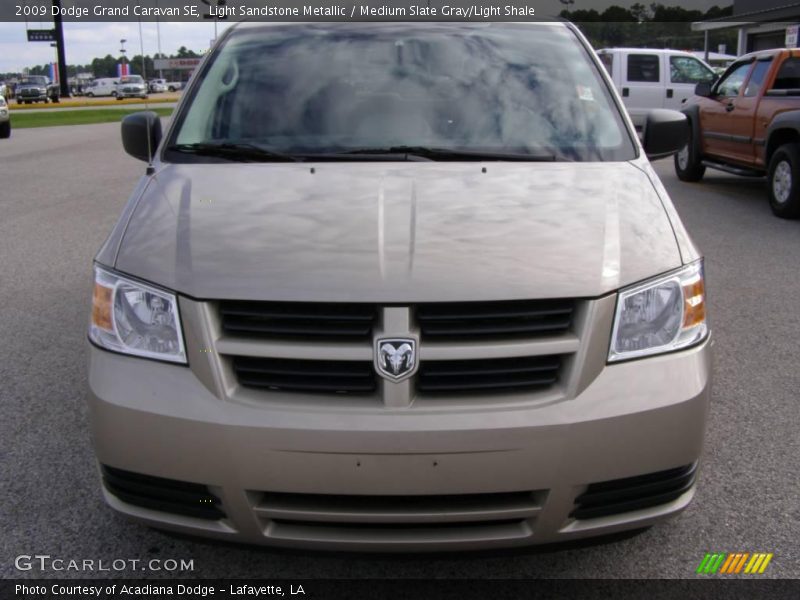 Light Sandstone Metallic / Medium Slate Gray/Light Shale 2009 Dodge Grand Caravan SE