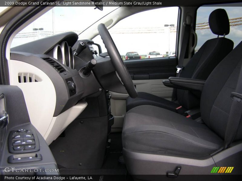 Light Sandstone Metallic / Medium Slate Gray/Light Shale 2009 Dodge Grand Caravan SE