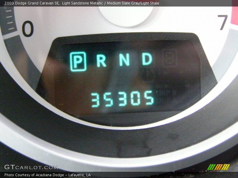 Light Sandstone Metallic / Medium Slate Gray/Light Shale 2009 Dodge Grand Caravan SE