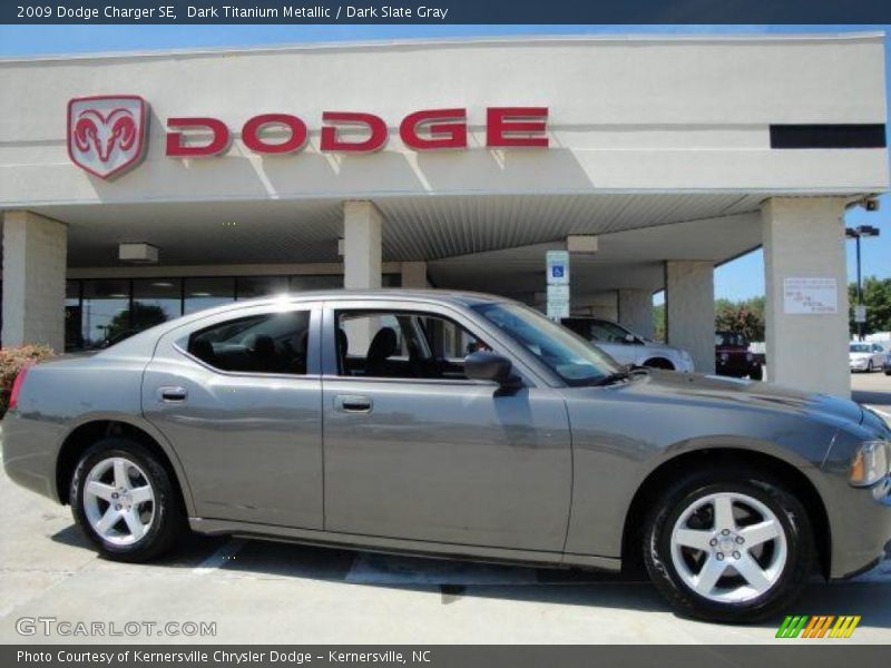 Dark Titanium Metallic / Dark Slate Gray 2009 Dodge Charger SE