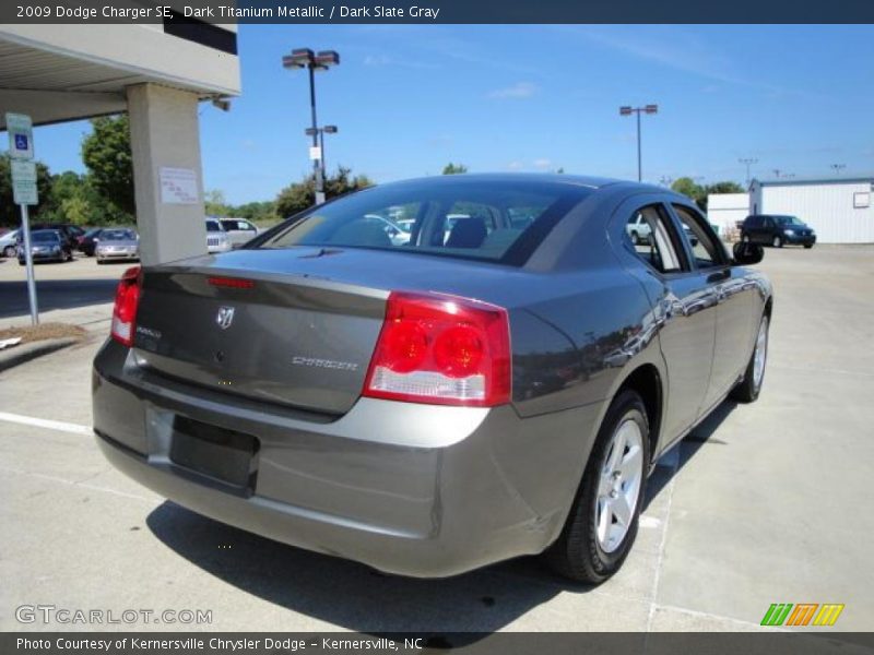 Dark Titanium Metallic / Dark Slate Gray 2009 Dodge Charger SE