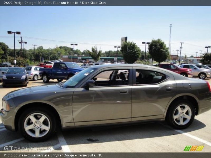 Dark Titanium Metallic / Dark Slate Gray 2009 Dodge Charger SE