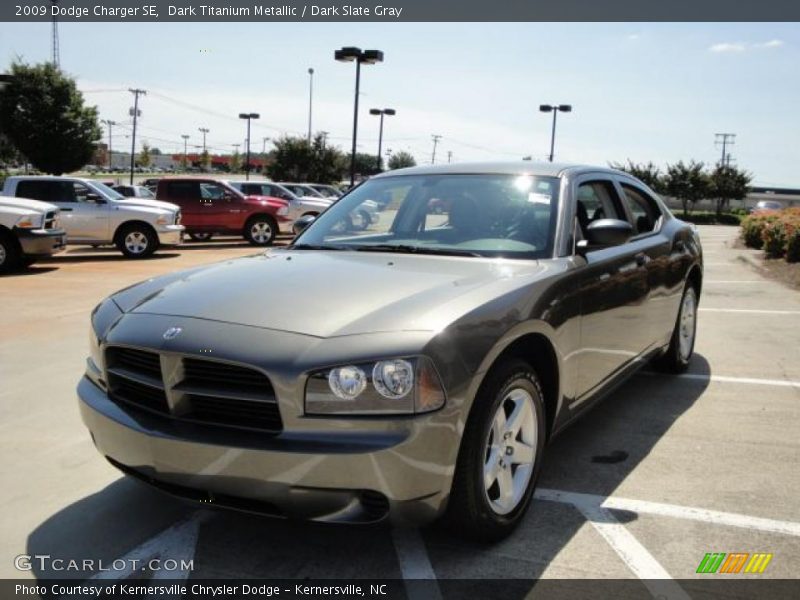 Dark Titanium Metallic / Dark Slate Gray 2009 Dodge Charger SE
