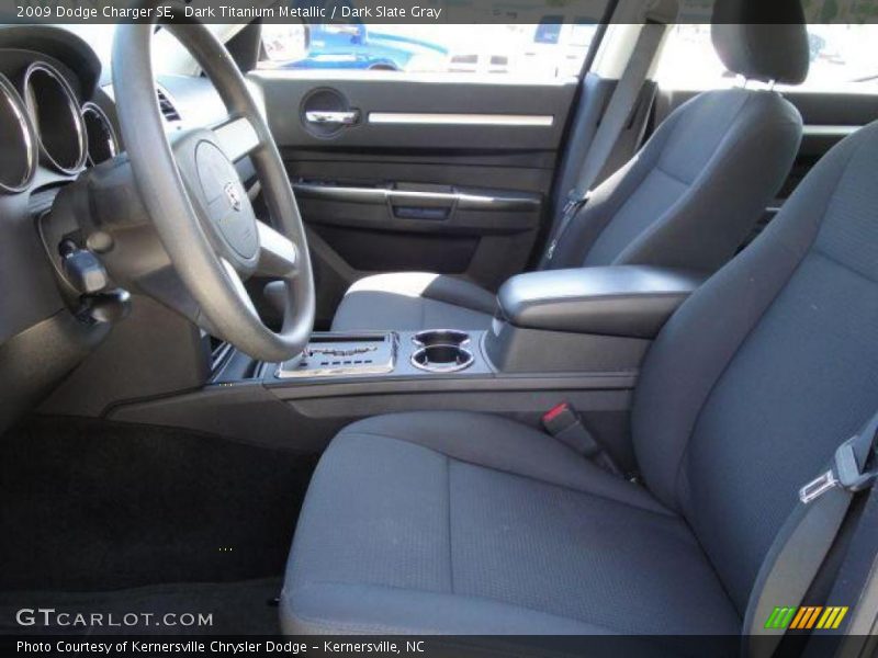 Dark Titanium Metallic / Dark Slate Gray 2009 Dodge Charger SE