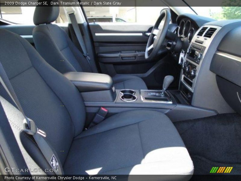 Dark Titanium Metallic / Dark Slate Gray 2009 Dodge Charger SE