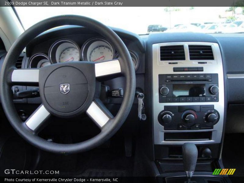 Dark Titanium Metallic / Dark Slate Gray 2009 Dodge Charger SE