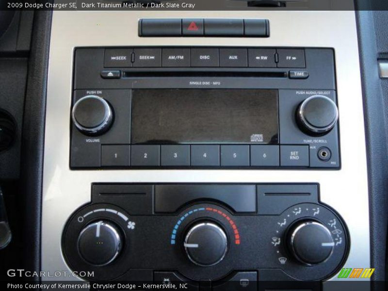 Dark Titanium Metallic / Dark Slate Gray 2009 Dodge Charger SE