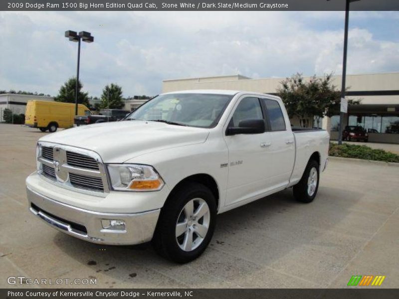 Stone White / Dark Slate/Medium Graystone 2009 Dodge Ram 1500 Big Horn Edition Quad Cab