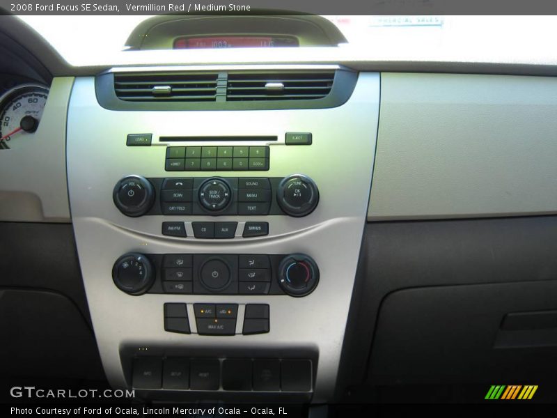 Vermillion Red / Medium Stone 2008 Ford Focus SE Sedan