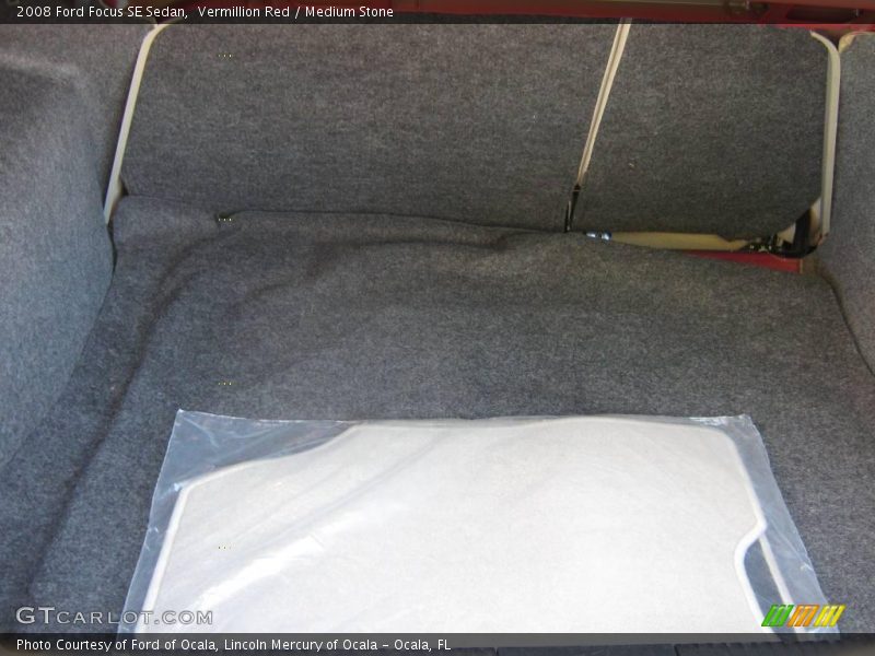 Vermillion Red / Medium Stone 2008 Ford Focus SE Sedan