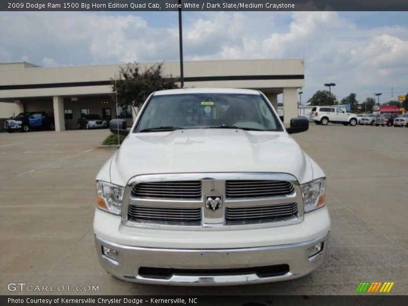 Stone White / Dark Slate/Medium Graystone 2009 Dodge Ram 1500 Big Horn Edition Quad Cab
