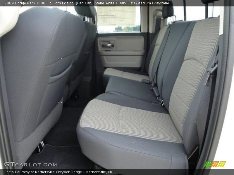 Stone White / Dark Slate/Medium Graystone 2009 Dodge Ram 1500 Big Horn Edition Quad Cab