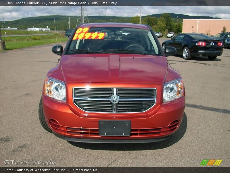 Sunburst Orange Pearl / Dark Slate Gray 2009 Dodge Caliber SXT