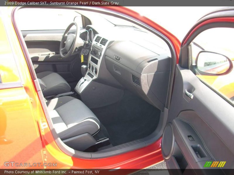 Sunburst Orange Pearl / Dark Slate Gray 2009 Dodge Caliber SXT