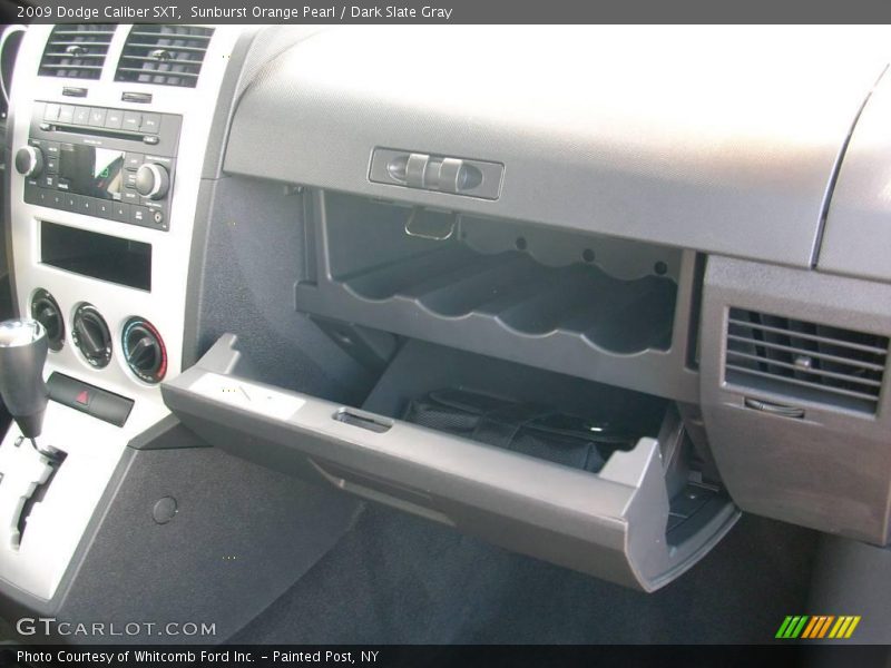 Sunburst Orange Pearl / Dark Slate Gray 2009 Dodge Caliber SXT