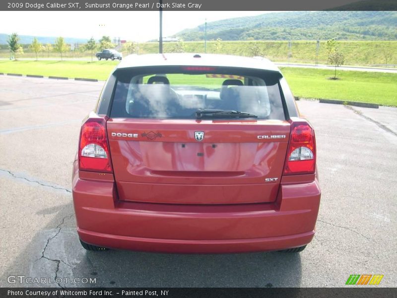 Sunburst Orange Pearl / Dark Slate Gray 2009 Dodge Caliber SXT