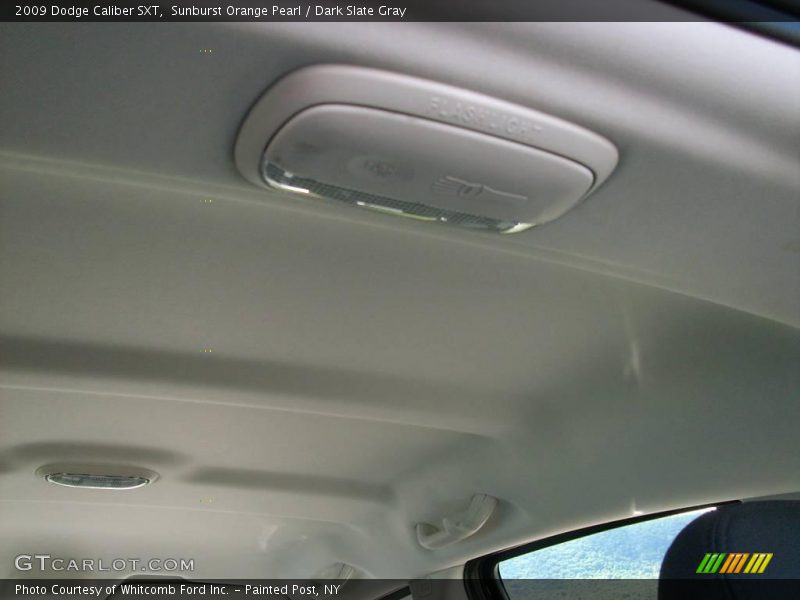 Sunburst Orange Pearl / Dark Slate Gray 2009 Dodge Caliber SXT