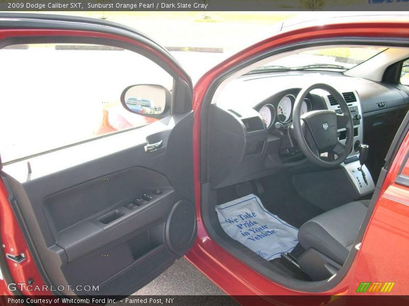 Sunburst Orange Pearl / Dark Slate Gray 2009 Dodge Caliber SXT