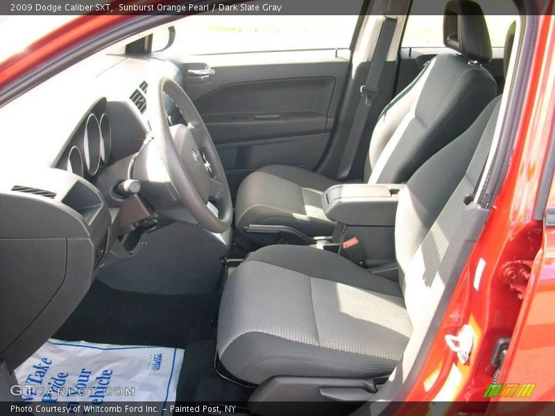 Sunburst Orange Pearl / Dark Slate Gray 2009 Dodge Caliber SXT