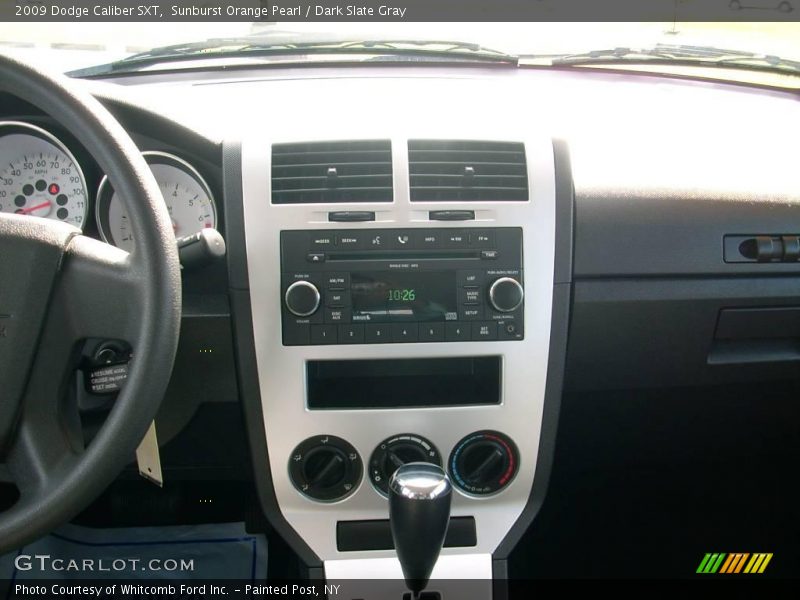 Sunburst Orange Pearl / Dark Slate Gray 2009 Dodge Caliber SXT