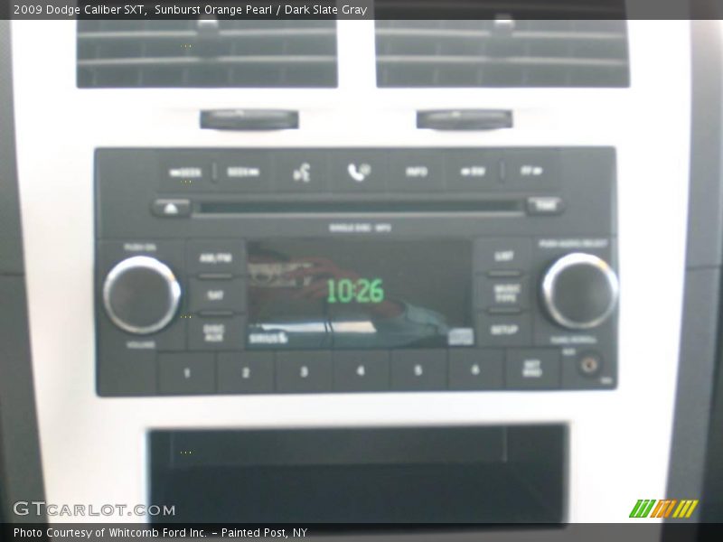 Sunburst Orange Pearl / Dark Slate Gray 2009 Dodge Caliber SXT