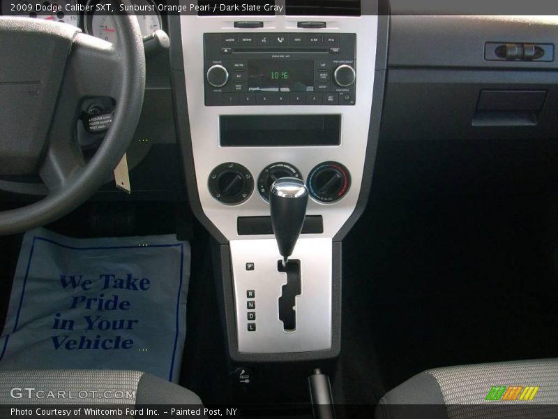 Sunburst Orange Pearl / Dark Slate Gray 2009 Dodge Caliber SXT