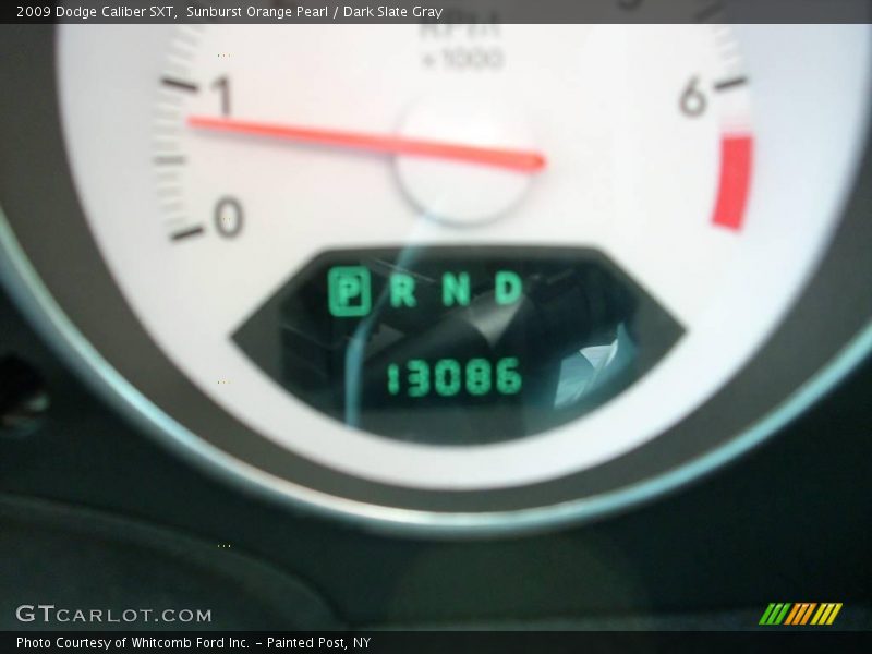 Sunburst Orange Pearl / Dark Slate Gray 2009 Dodge Caliber SXT