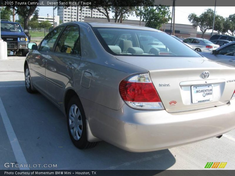 Desert Sand Mica / Taupe 2005 Toyota Camry LE