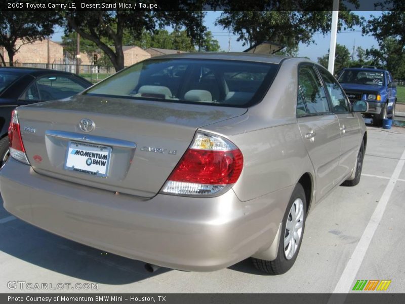Desert Sand Mica / Taupe 2005 Toyota Camry LE