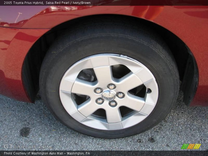 Salsa Red Pearl / Ivory/Brown 2005 Toyota Prius Hybrid