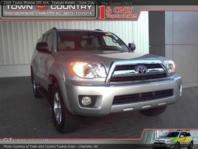 Titanium Metallic / Stone Gray 2006 Toyota 4Runner SR5 4x4