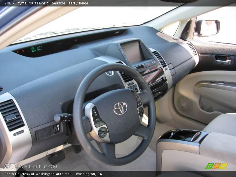 Seaside Pearl / Beige 2006 Toyota Prius Hybrid