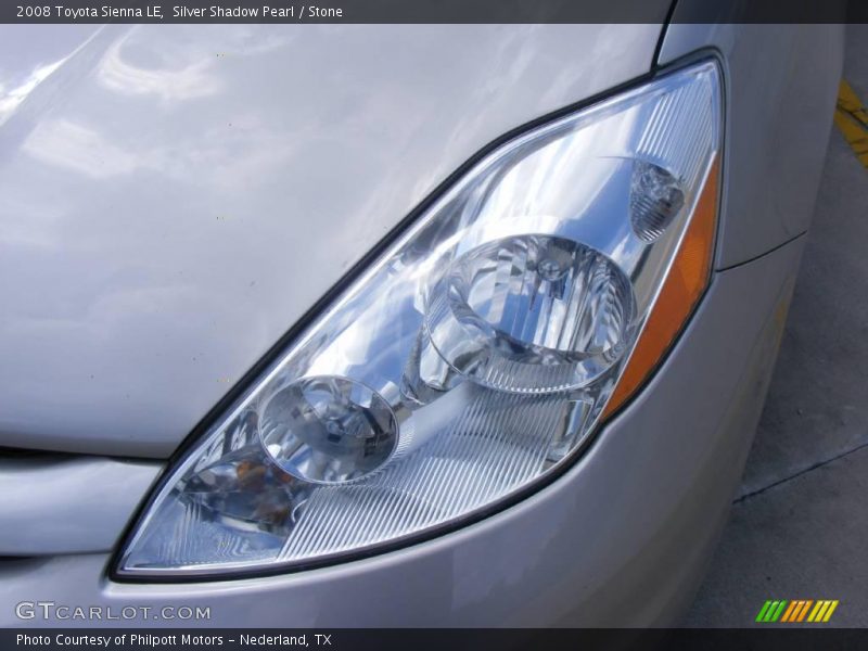 Silver Shadow Pearl / Stone 2008 Toyota Sienna LE