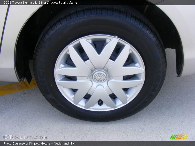 Silver Shadow Pearl / Stone 2008 Toyota Sienna LE