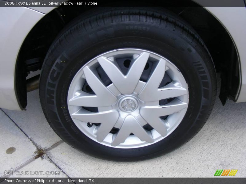 Silver Shadow Pearl / Stone 2008 Toyota Sienna LE