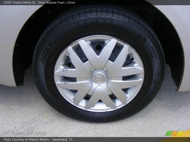 Silver Shadow Pearl / Stone 2008 Toyota Sienna LE