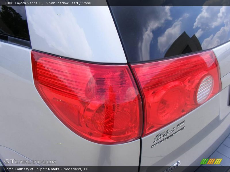Silver Shadow Pearl / Stone 2008 Toyota Sienna LE
