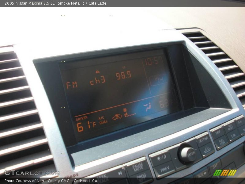 Smoke Metallic / Cafe Latte 2005 Nissan Maxima 3.5 SL