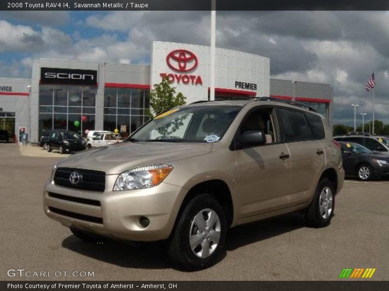 Savannah Metallic / Taupe 2008 Toyota RAV4 I4