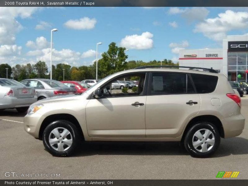 Savannah Metallic / Taupe 2008 Toyota RAV4 I4