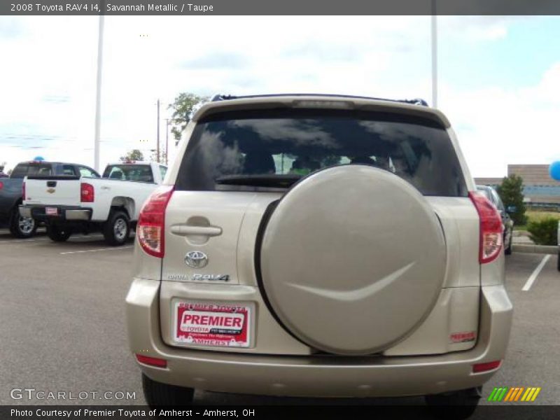 Savannah Metallic / Taupe 2008 Toyota RAV4 I4