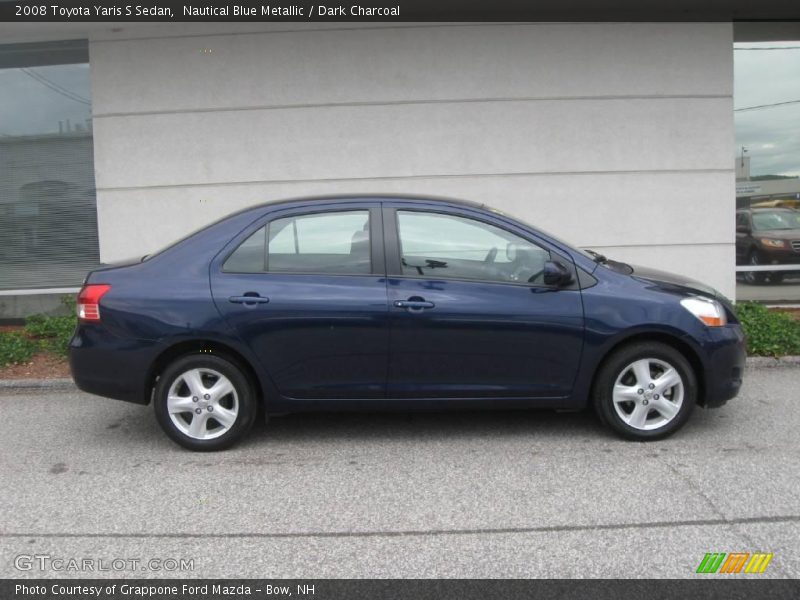 Nautical Blue Metallic / Dark Charcoal 2008 Toyota Yaris S Sedan