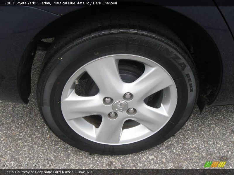 Nautical Blue Metallic / Dark Charcoal 2008 Toyota Yaris S Sedan