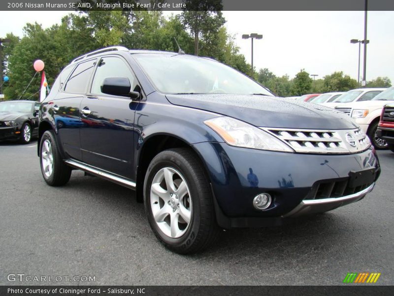 Midnight Blue Pearl / Cafe Latte 2006 Nissan Murano SE AWD