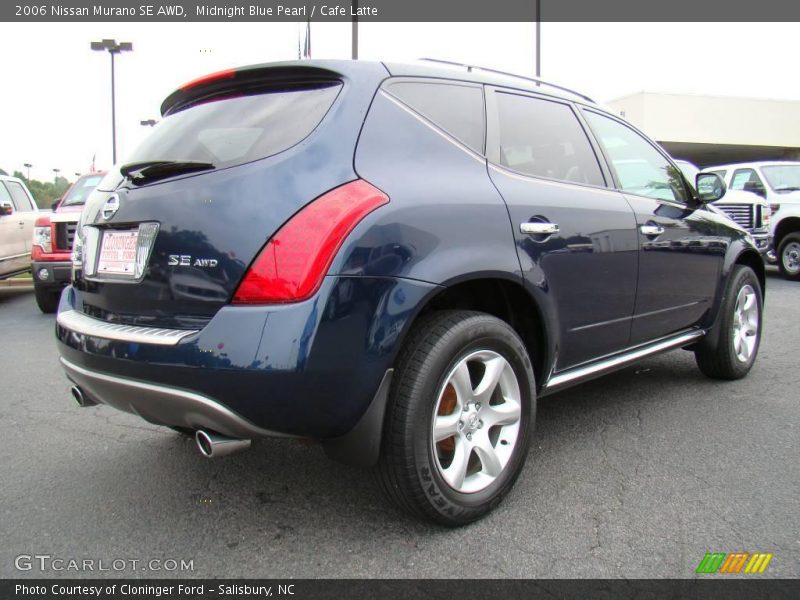 Midnight Blue Pearl / Cafe Latte 2006 Nissan Murano SE AWD